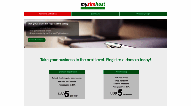 myzimhost.co.zw