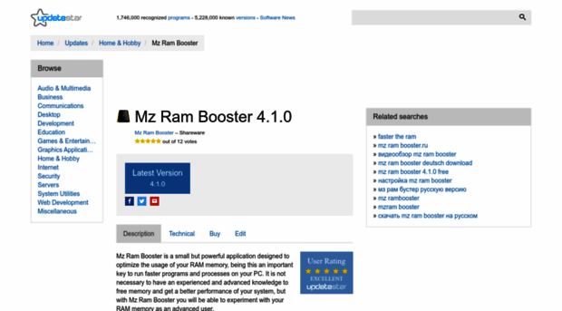 mz-ram-booster.updatestar.com