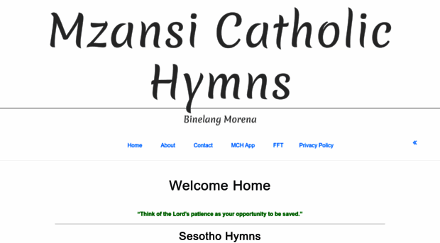 mzansicatholichymns.org