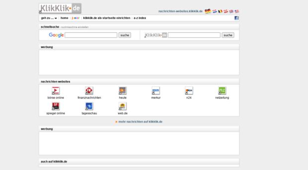 nachrichten-websites.klikklik.de