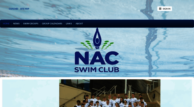 nacswimclub.com