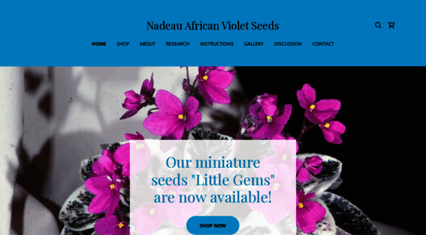 nadeausafricanvioletseeds.com