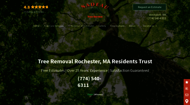 nadeautreeservice.com