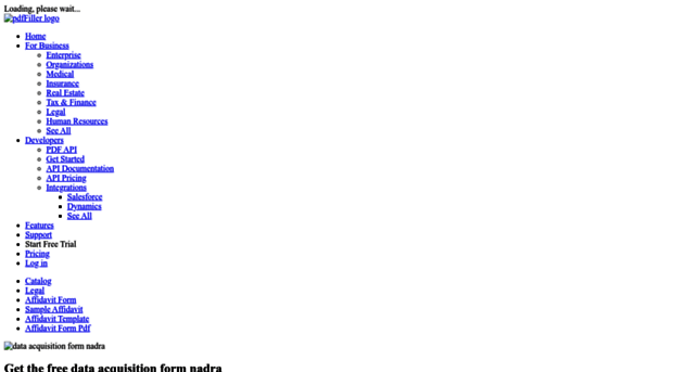 nadra-verification-form.pdffiller.com