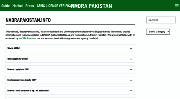 nadrapakistan.info