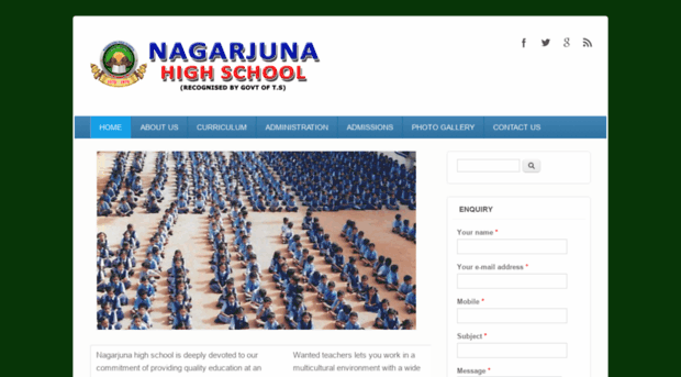 nagarjunahighschool.com