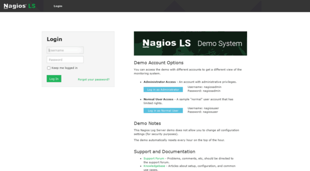 nagiosls.demos.nagios.com