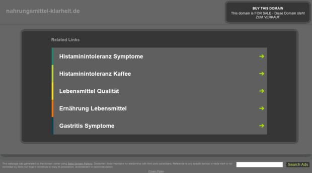 nahrungsmittel-klarheit.de