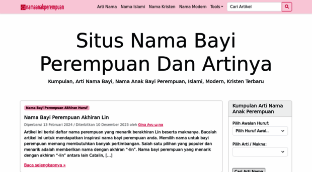 namaanakperempuan.net