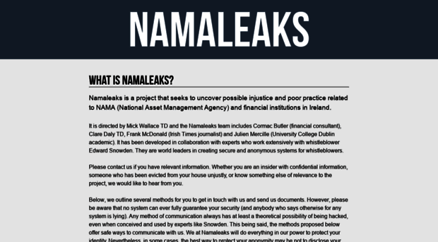 namaleaks.com