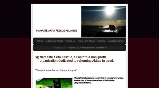 namasteakitarescue.com