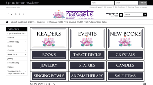 namastebookshop.com