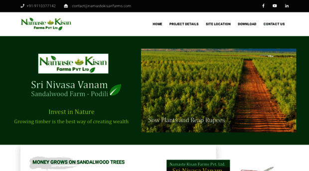 namastekisanfarms.com