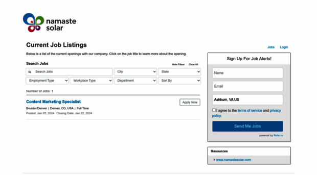 namastesolar.applicantpro.com