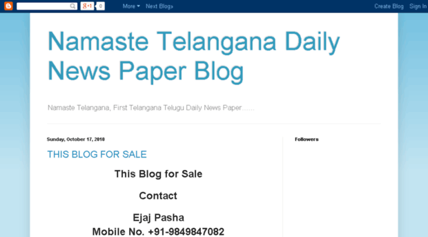 namasthetelangana.blogspot.com