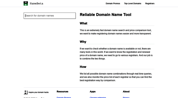 namebeta.com