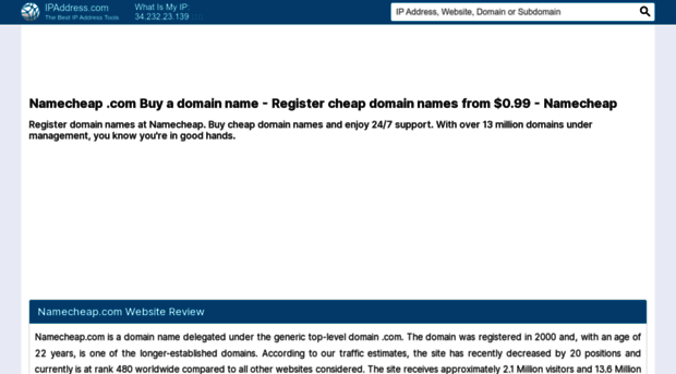 namecheap.com.ipaddress.com