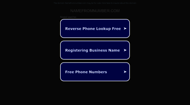 namefromnumber.com