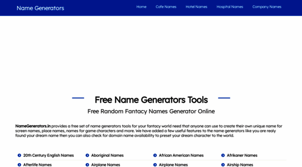 namegenerators.in