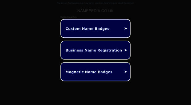 namepedia.co.uk