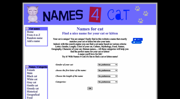 names-4-cat.com