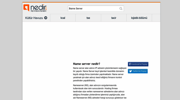 nameserver.nedir.com