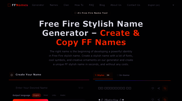 namesforfreefire.com