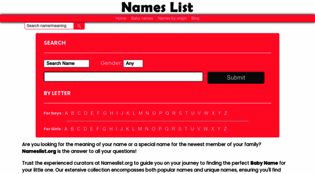 nameslist.org