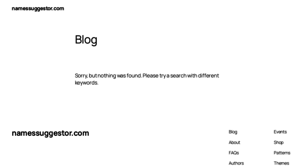 namessuggestor.com