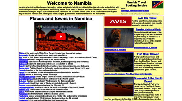 namibiabookings.com