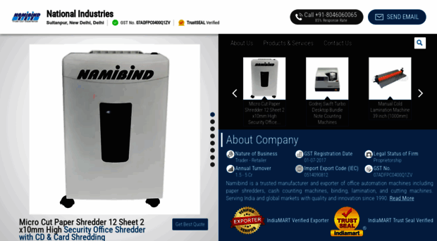 namibind.co.in