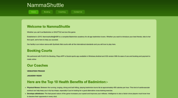 nammashuttle.com