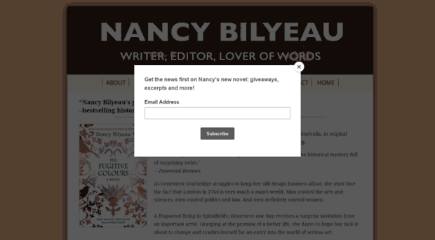 nancybilyeau.com