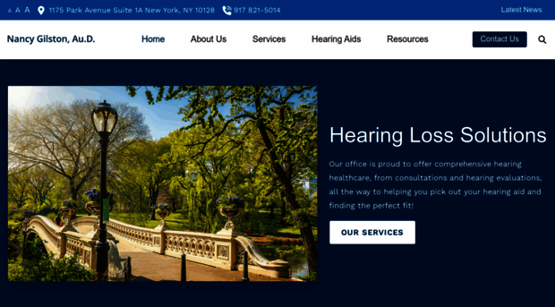 nancygilstonaudiology.com