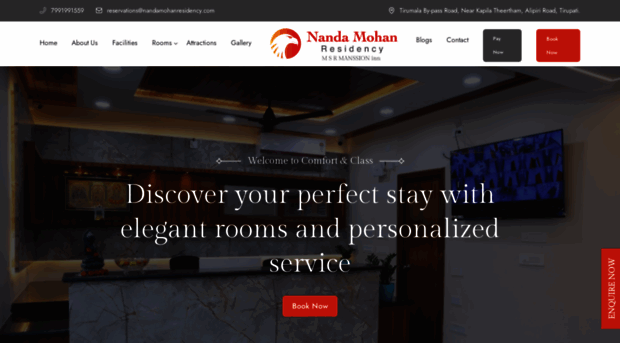 nandamohanresidency.com