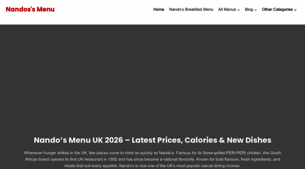 nandosmenuuk.com