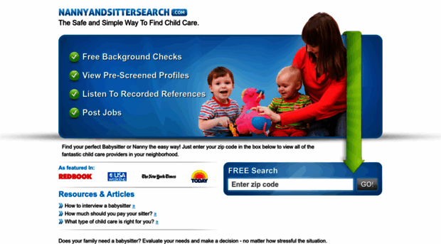 nannyandsittersearch.com