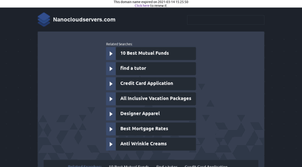 nanocloudservers.com