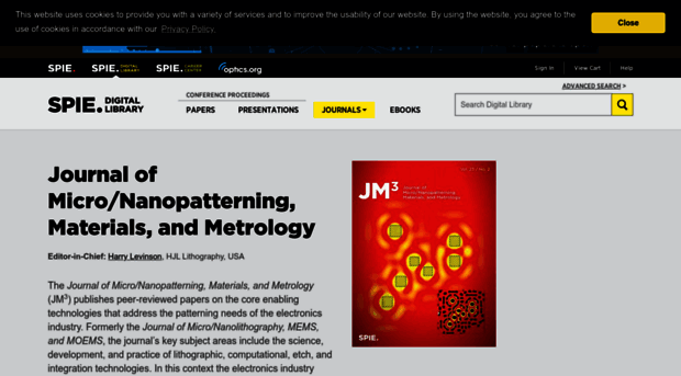 nanolithography.spiedigitallibrary.org