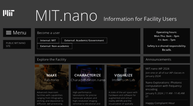 nanousers.mit.edu