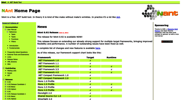 nant.sourceforge.net