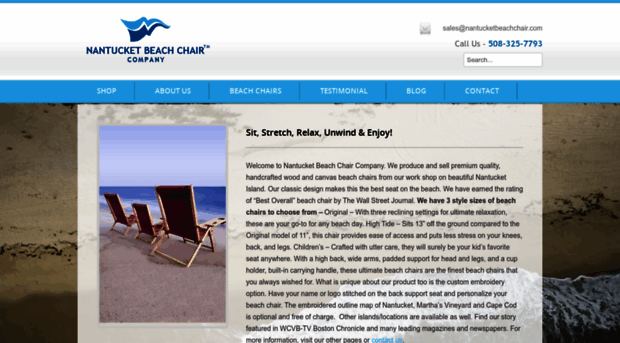 nantucketbeachchair.com