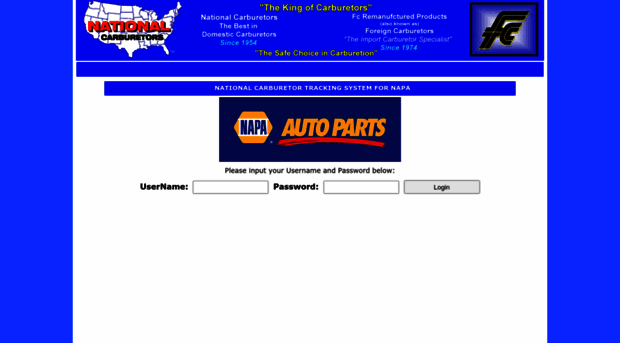 napa.nationalcarburetors.com