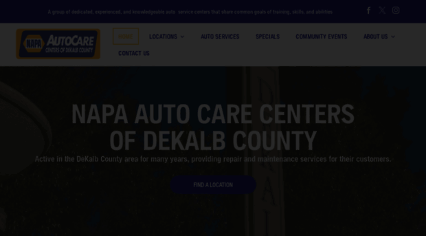 napaautocaredekalb.com