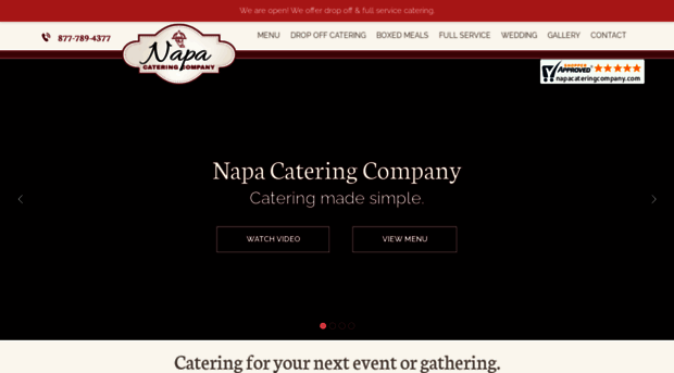 napacateringcompany.com