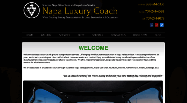 napaluxurycoach.com