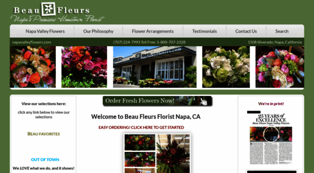 napavalleyflowers.com