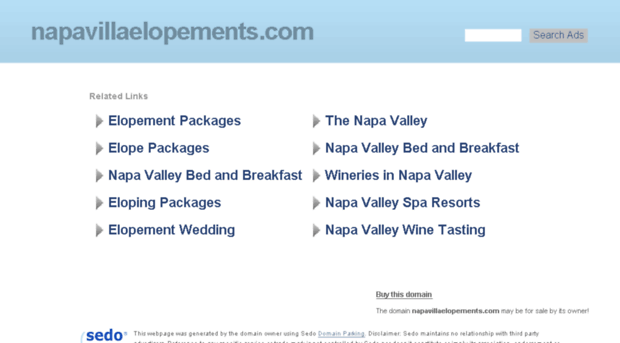 napavillaelopements.com