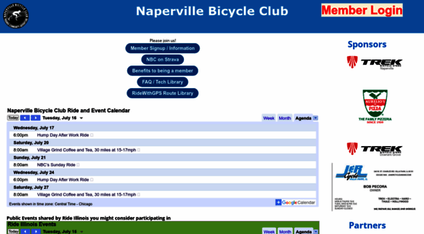 napervillebikeclub.com