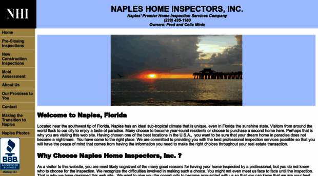 napleshomeinspectors.com